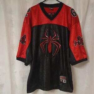 Marvel Spider-Man Patch Jersey - Black & Red Accents